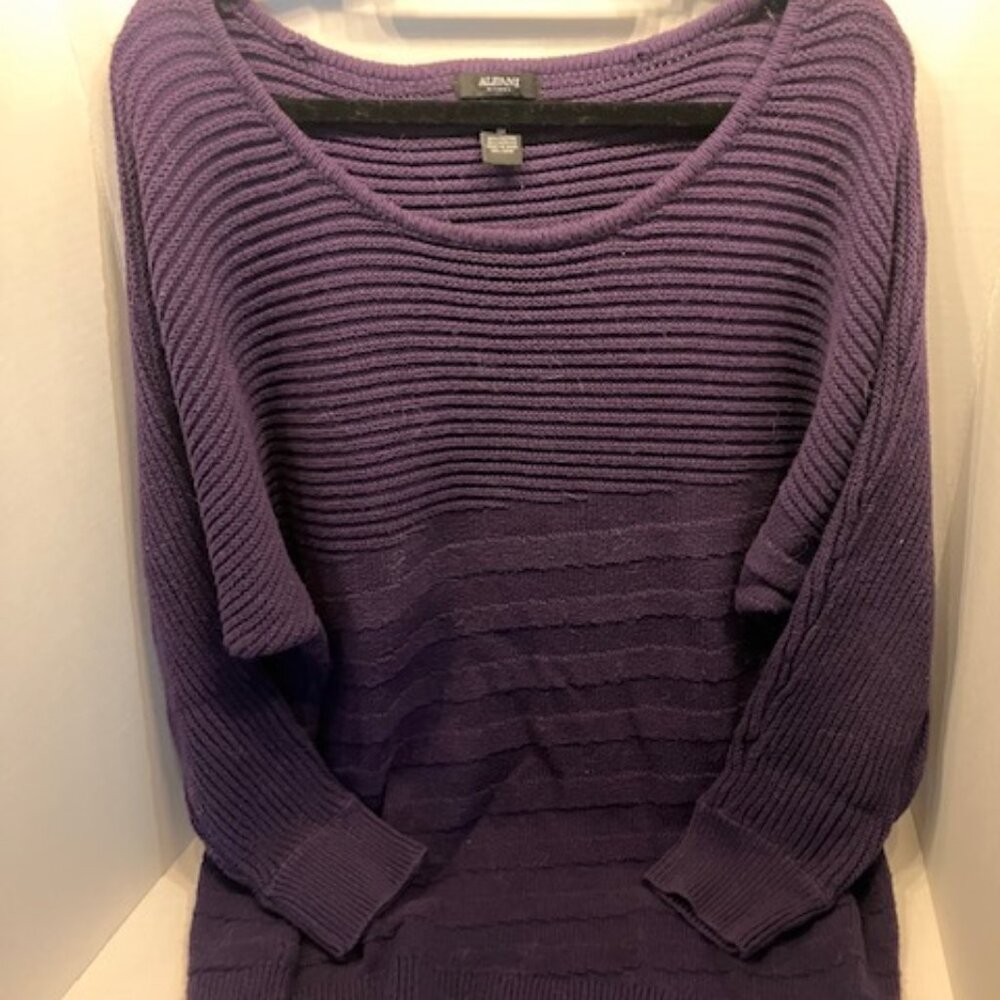 Alfani Longer Eggplant Colored Sweater